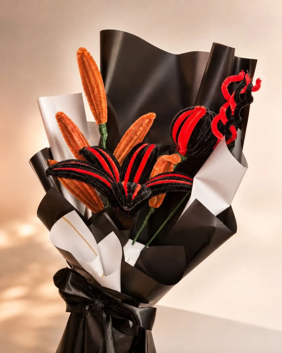 The Scarlet Noir Bouquet