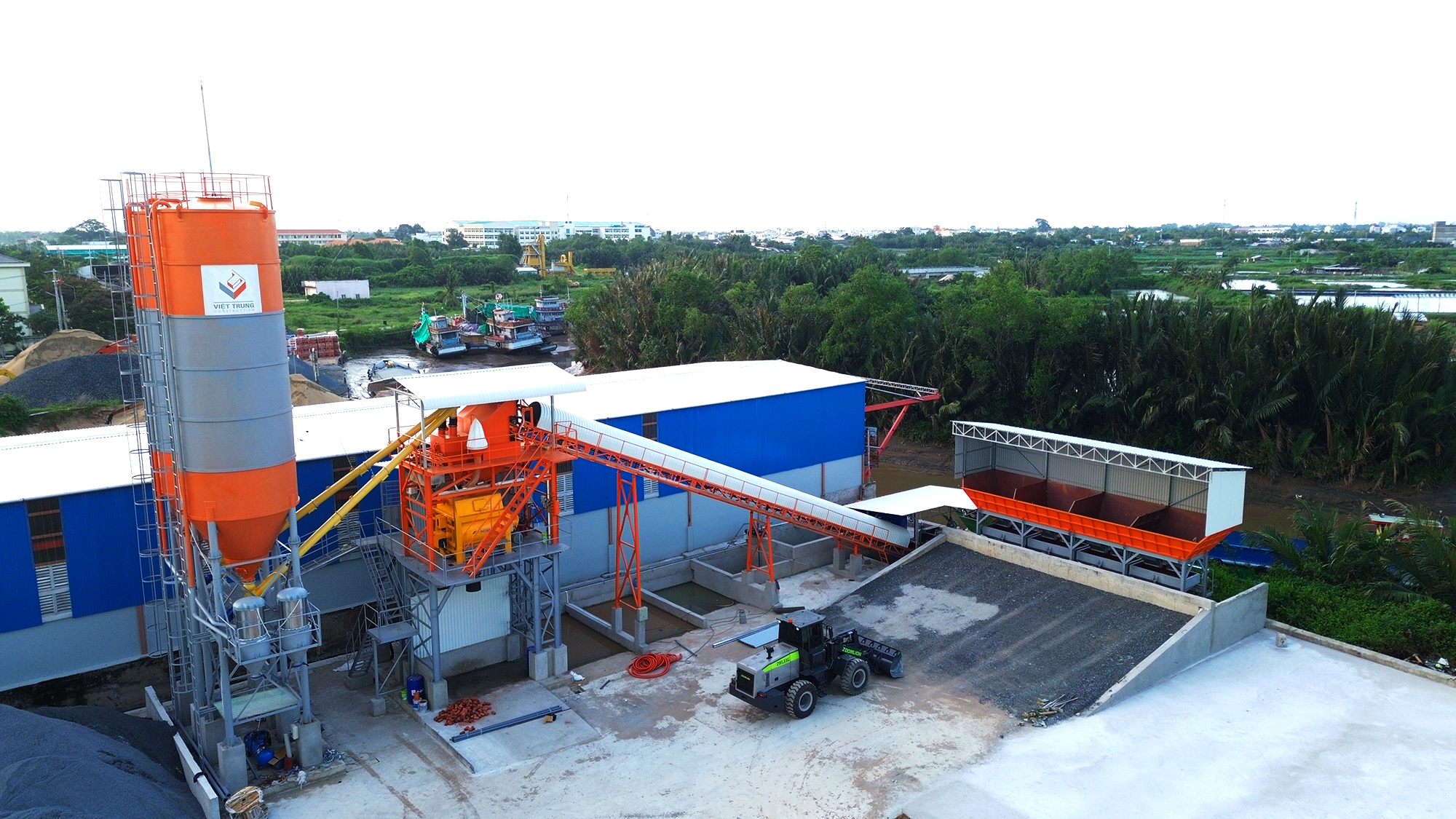 thiết kế, sản xuất, lắp đặt trạm trộn