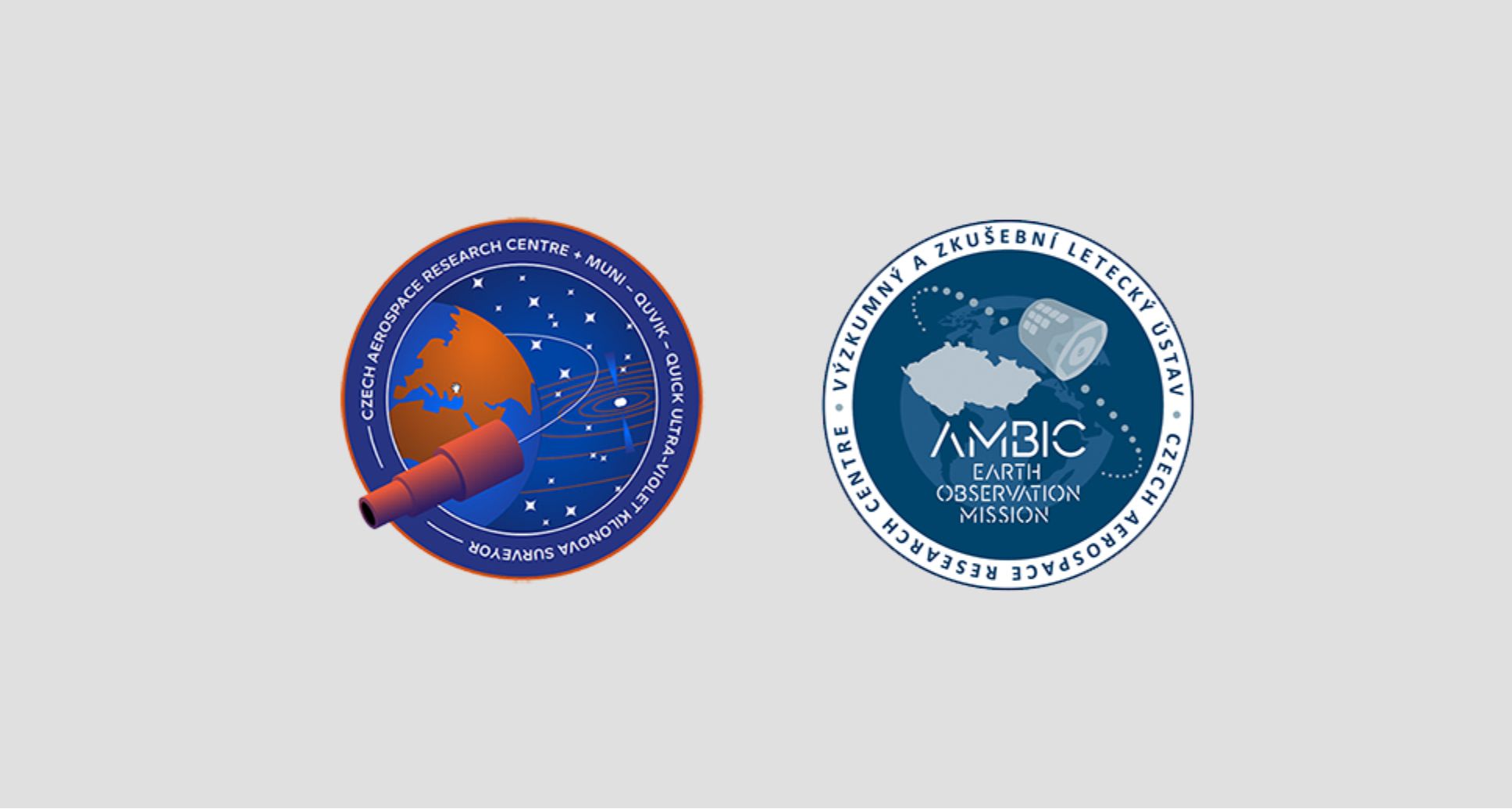 QUVIK and AMBIC mission badges