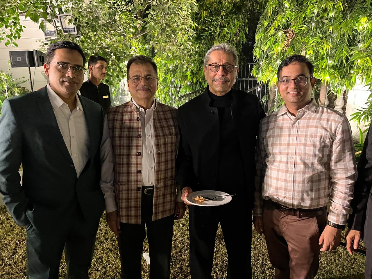 Dr. Ritwiz Bihari with Dr. Naresh Trehan of Medanta Hospital