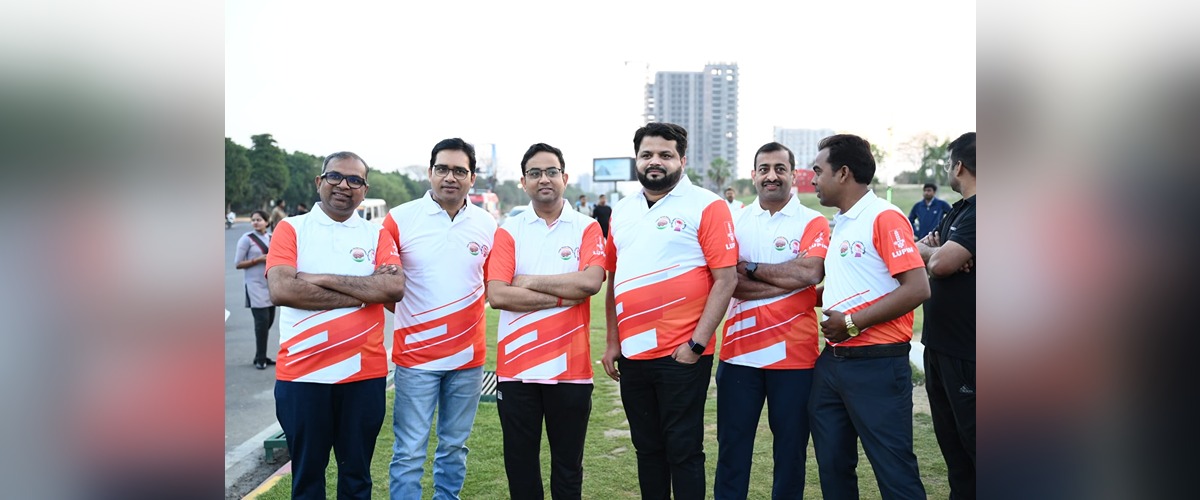 Participants at the Stroke Run Lucknow 2025 to raise awareness for stroke prevention.