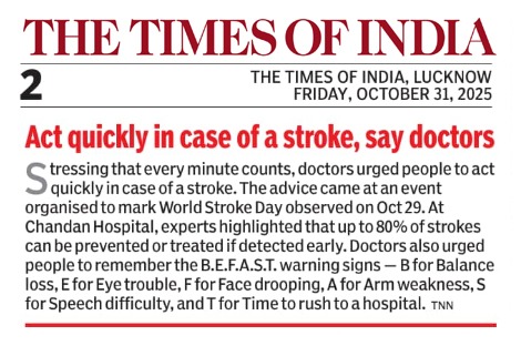Act Quickly in Case of Stroke: BEFAST Warning Signs