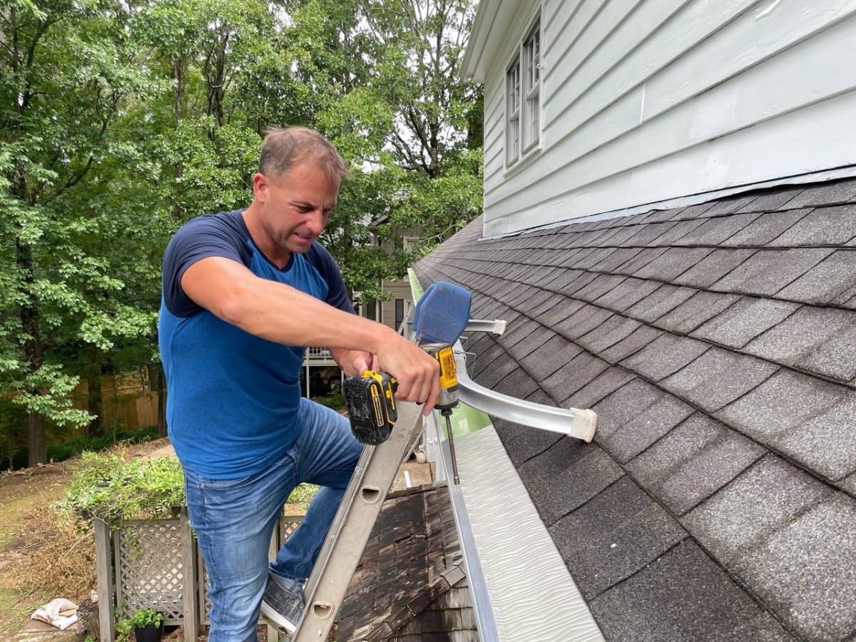 Mr Guter Installing Mesh Guards