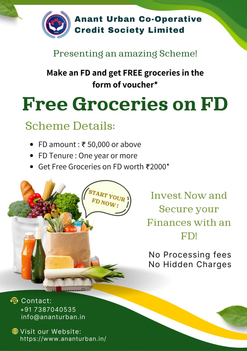 Fixed Deposit with Free Groceries