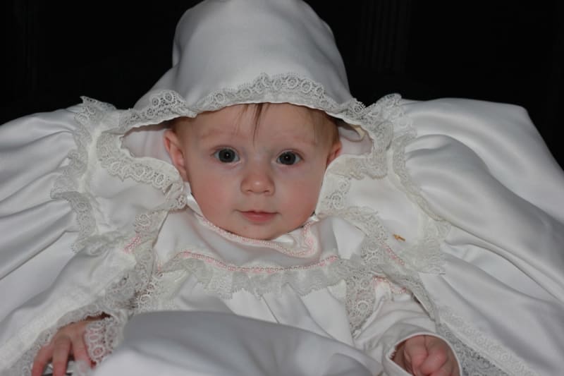 Our grand daughter's Christening was a very Special Day....