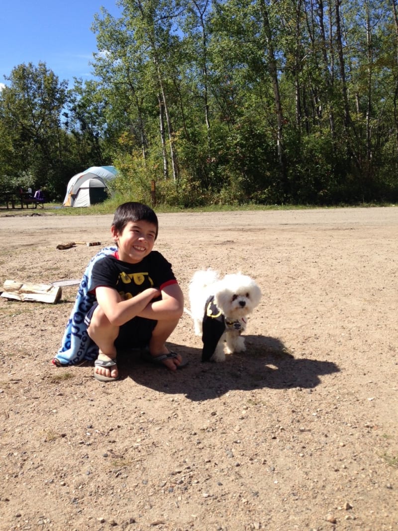 Lucas Hatley and  Batman or is it Batgirl !!