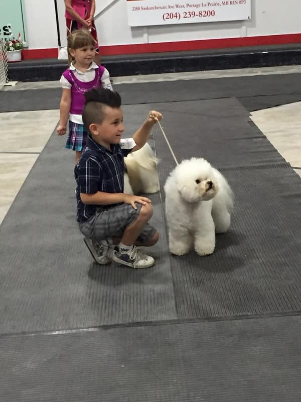 BREHDYN AND TONY AT THE PORTAGE LA PRAIRIE SHOW