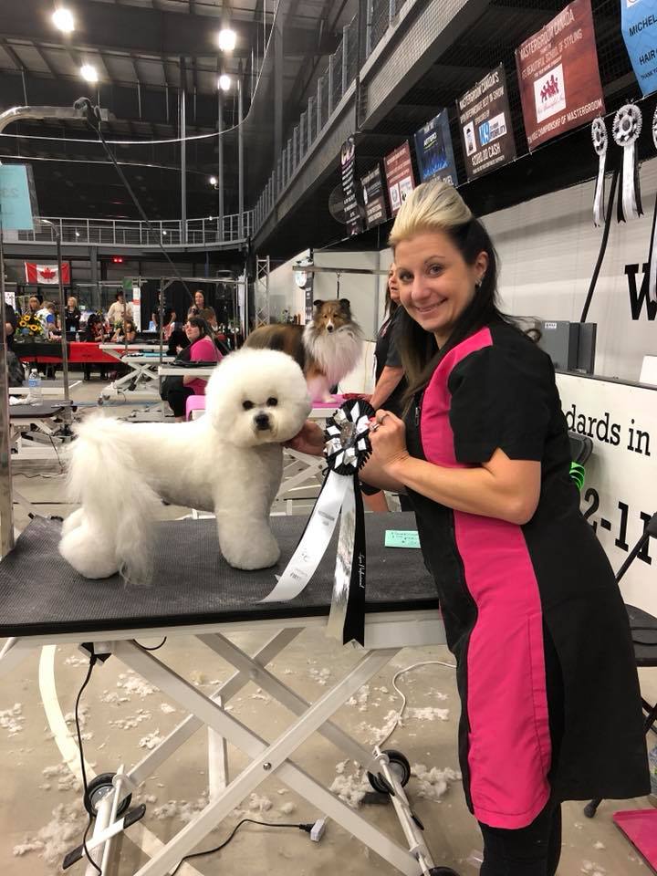 FIRST PLACE  AT MASTERGROOM...