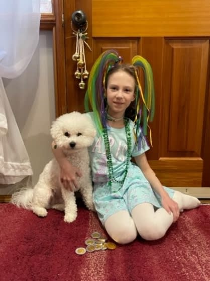 HAPPY ST. PATRICK'S DAY FROM SNOWBALL AND RORI