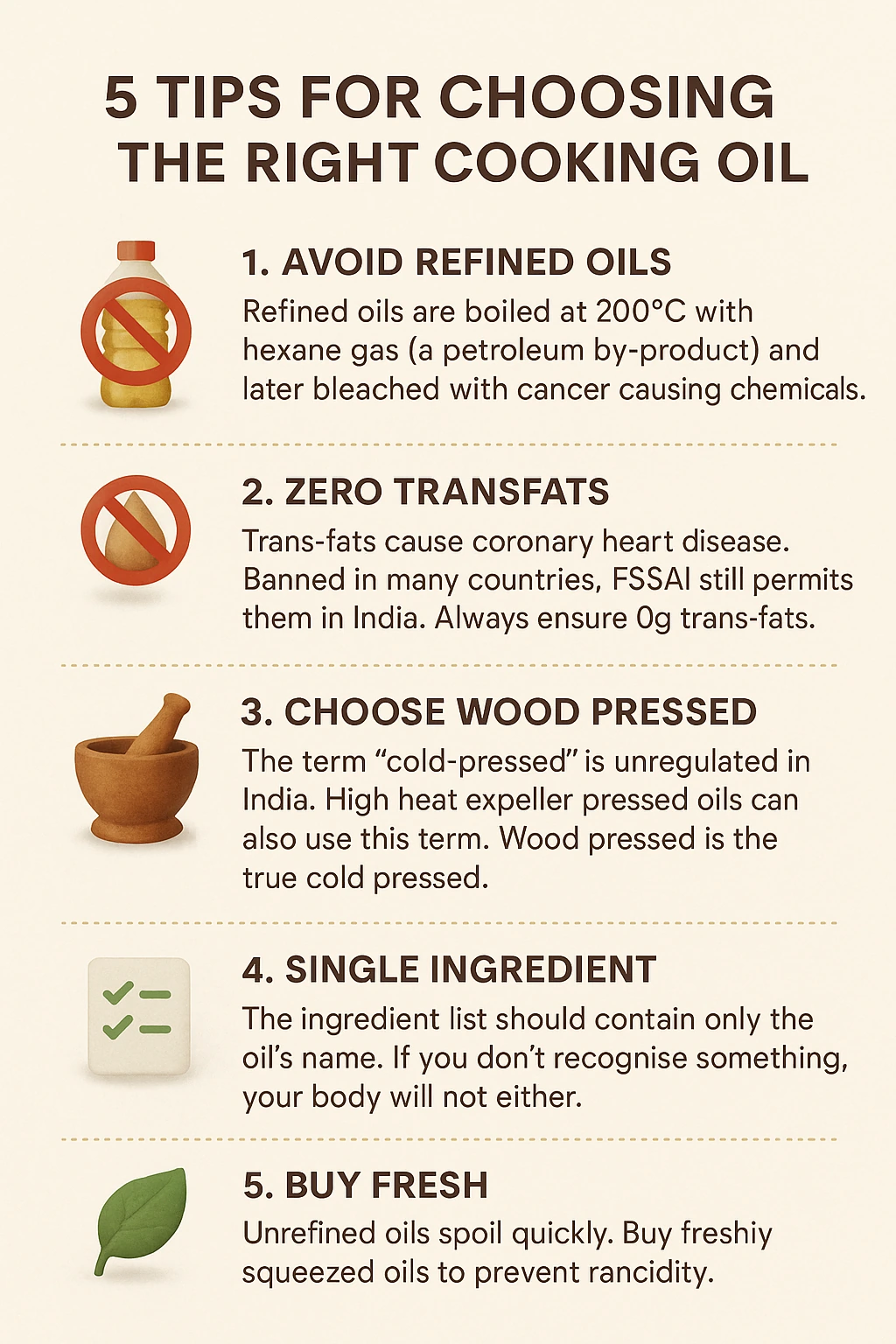How to Choose the right cooking Oil?