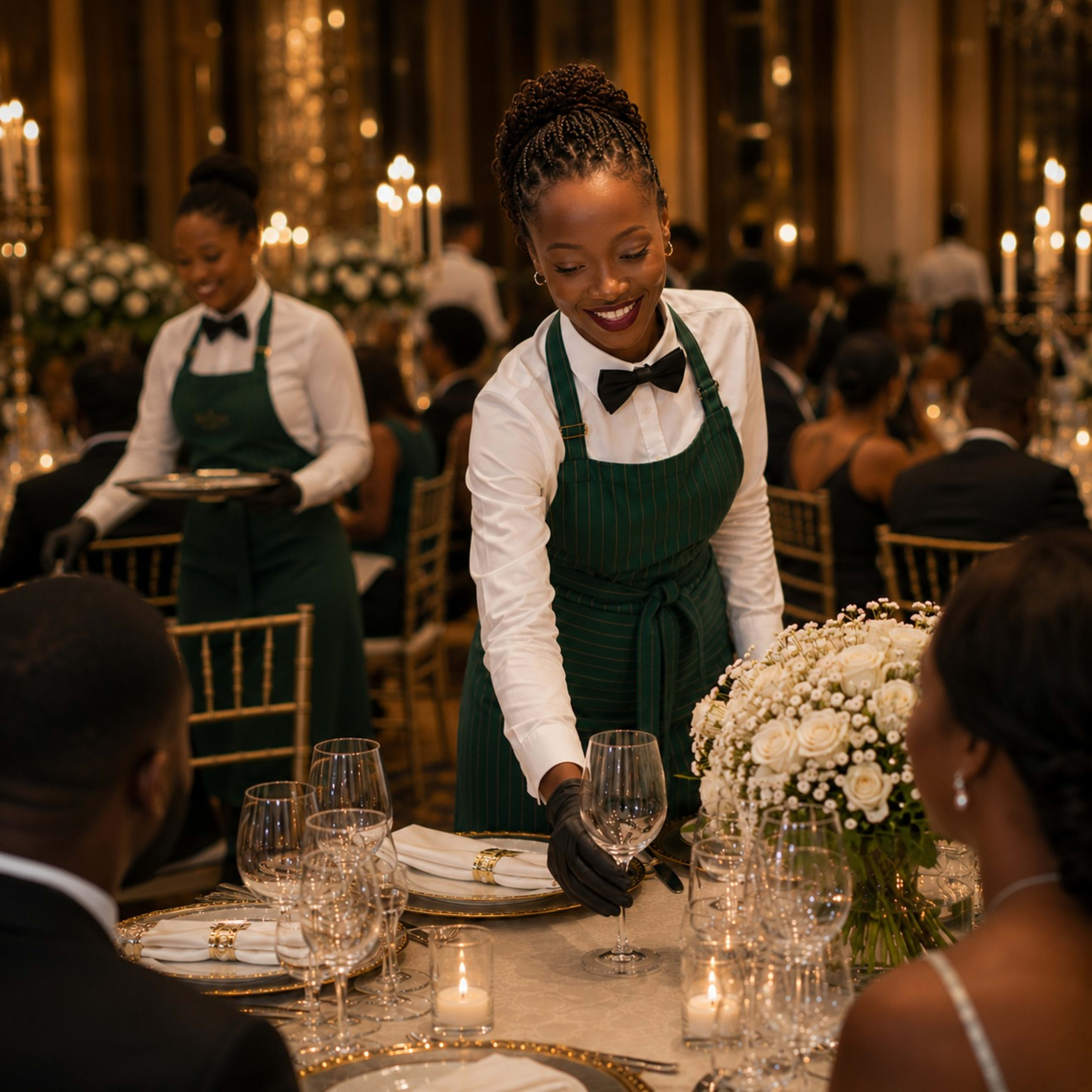 Logo de l'agence de staffing événementiel premium de la soirée
