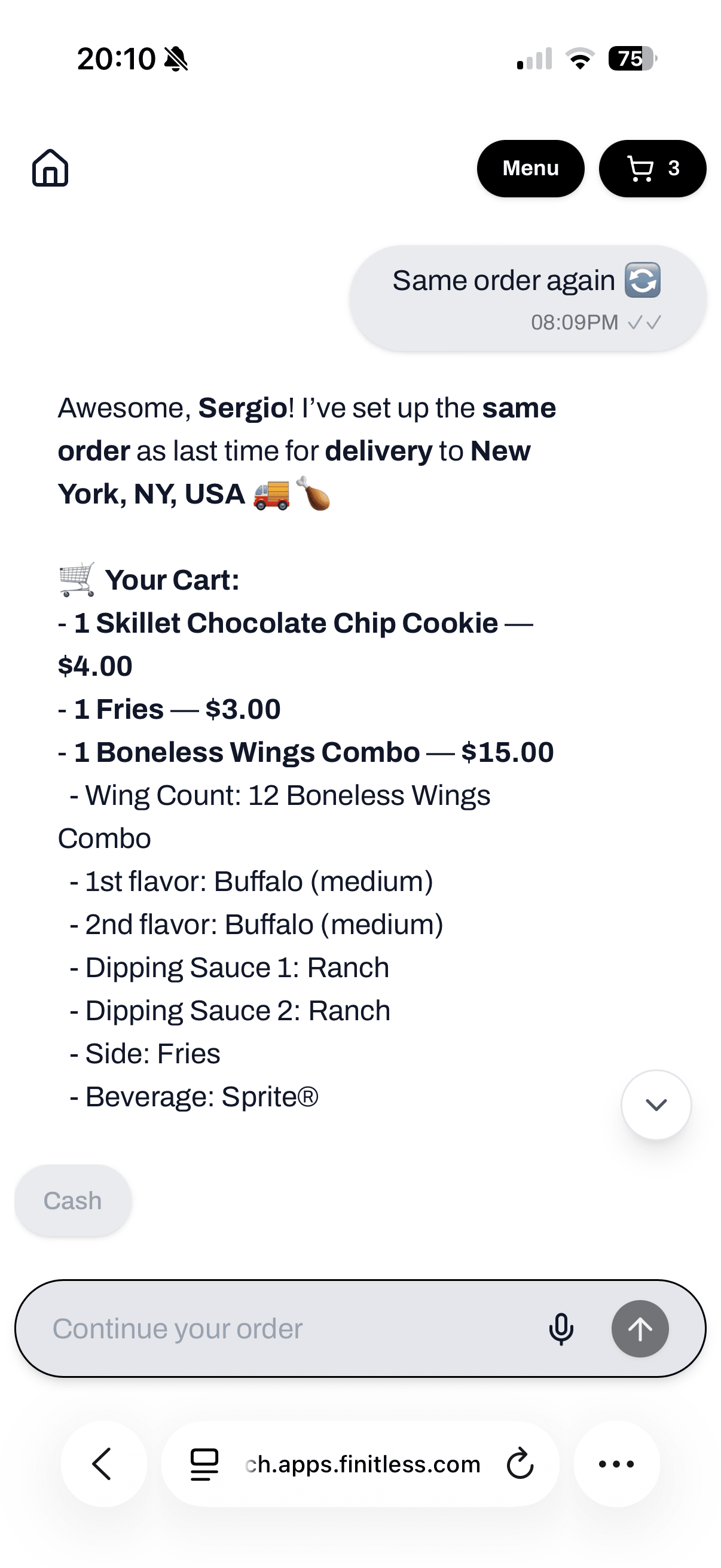 Interfaz del Agente de Clientes por Chat Web