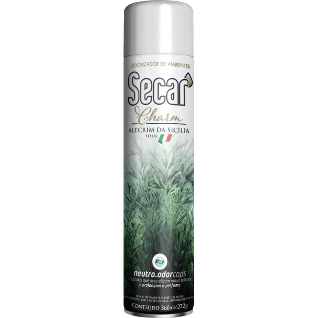 Odorizador Aerossol Charm Secar Alecrim Frasco com 360ml