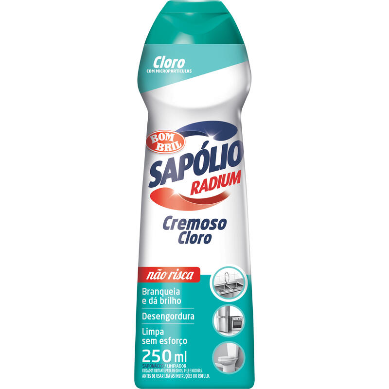 Sapólio Radium Cremoso Cloro Frasco com 250ml