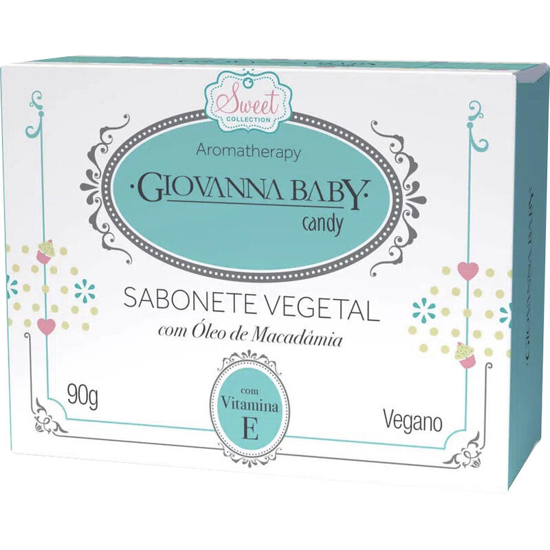 Sabonete Vegetal Giovanna Baby Candy Unidade com 90g