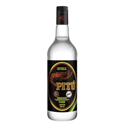 Cachaça Pitú Com casco Garrafa com 965ml