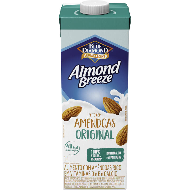 Bebida À Base de Amêndoas Almond Breeze Original TP com 1L