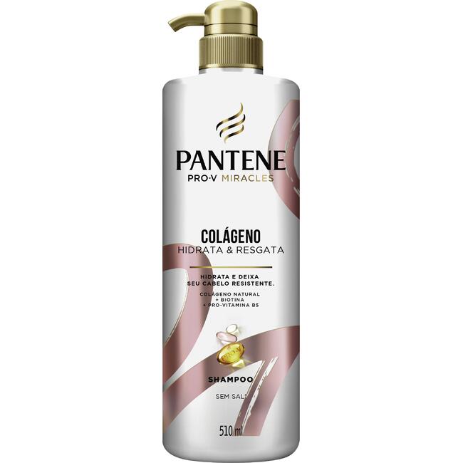 Shampoo Pantene Colágeno Frasco com 510ml