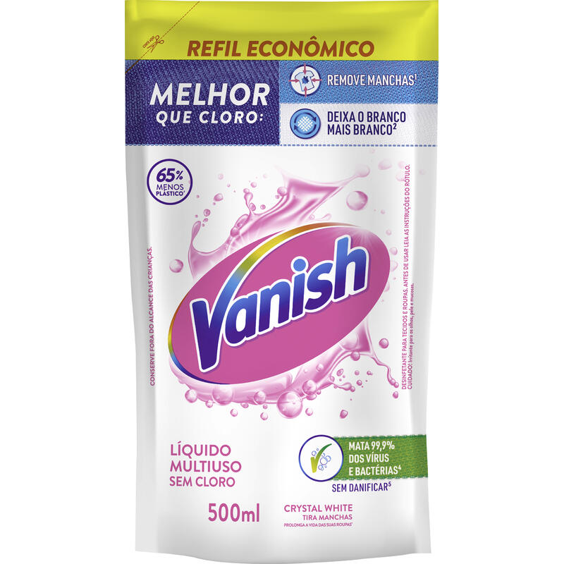 Tira Manchas em Gel Vanish White Refil com 500ml