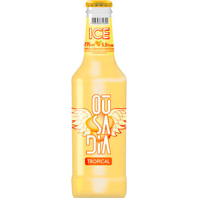 Bebida Alcoólica Mista Ousadia Ice Tropical Long Neck com 275ml