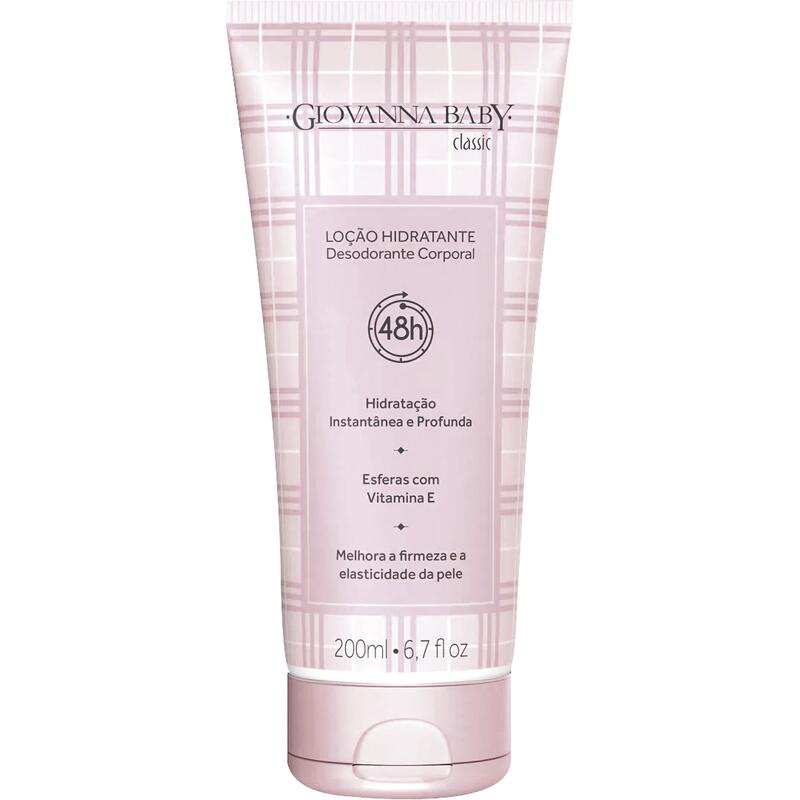 Loção Hidratante Giovanna Baby Classic Frasco com 200ml