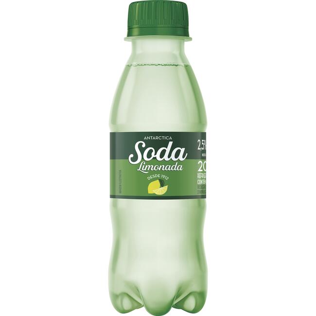 Refrigerante Antarctica Soda Limonada Pet com 200ml
