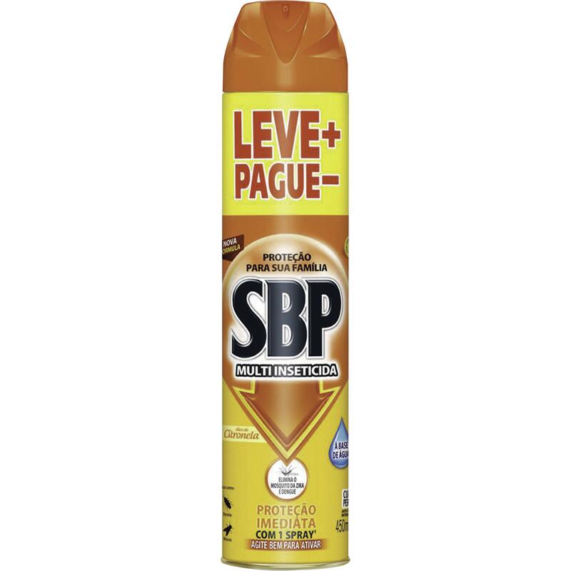 Inseticida Aerossol SBP Citronela Tubo com 450ml
