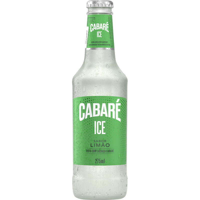 Bebida Alcoólica Mista Cabaré Ice Limão Garrafa com 275ml