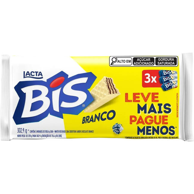 Bis Branco Laka Kit com 3 un x 100,8g