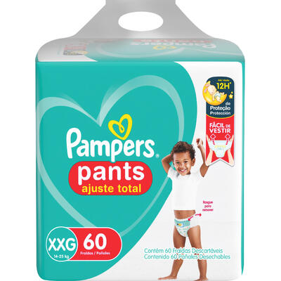 Fralda Descartável Pampers Pants XXG Pacote com 60 unidades