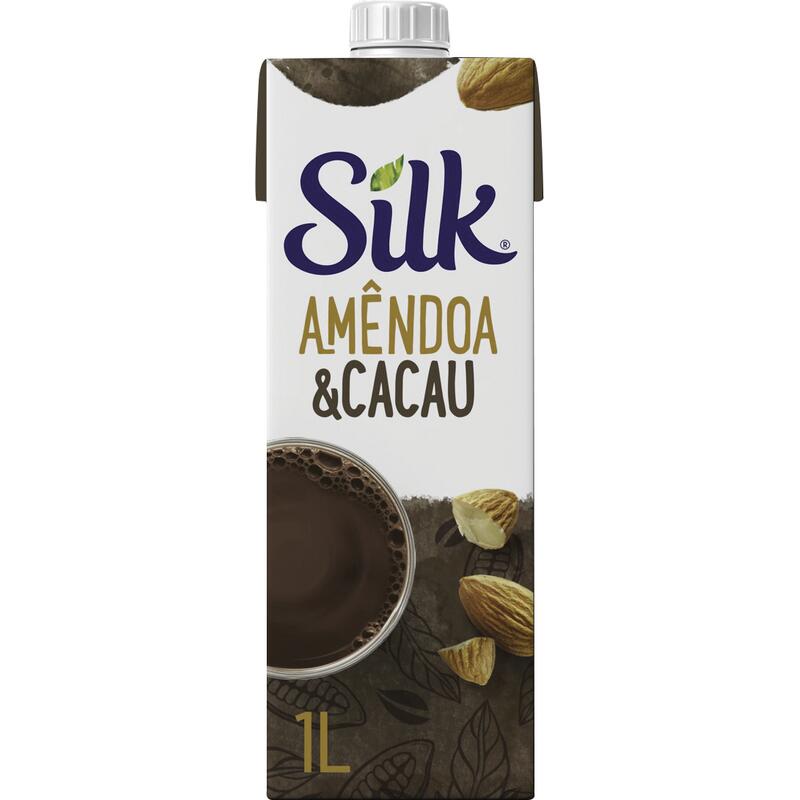 Bebida Vegetal Silk Amêndoa e Cacau TP com 1L