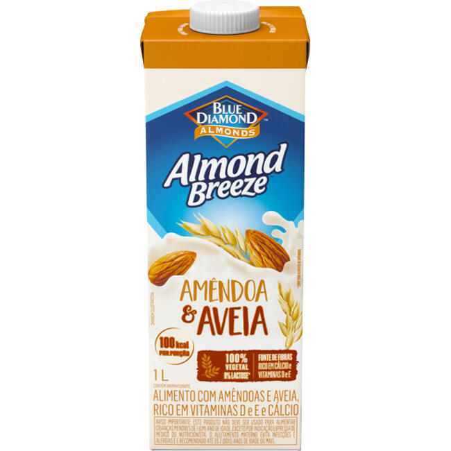 Alimento À Base de Amêndoas Almond Breeze Aveia TP com 1L