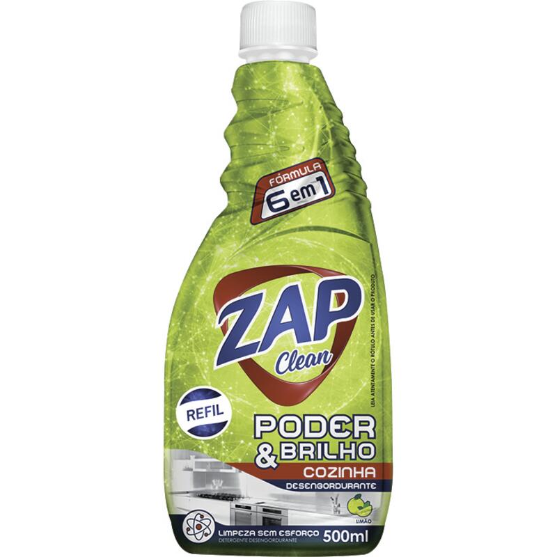 Desengordurante Zap Clean Limão Refil com 500ml