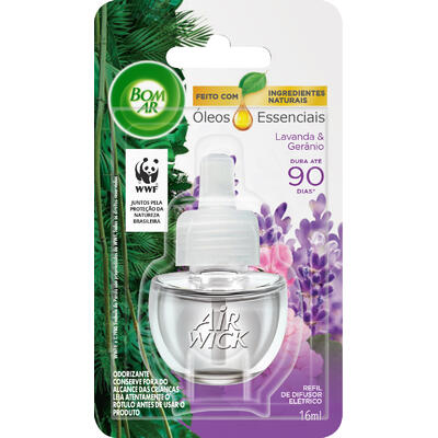 Difusor Bom Ar Lavanda Refil com 16ml
