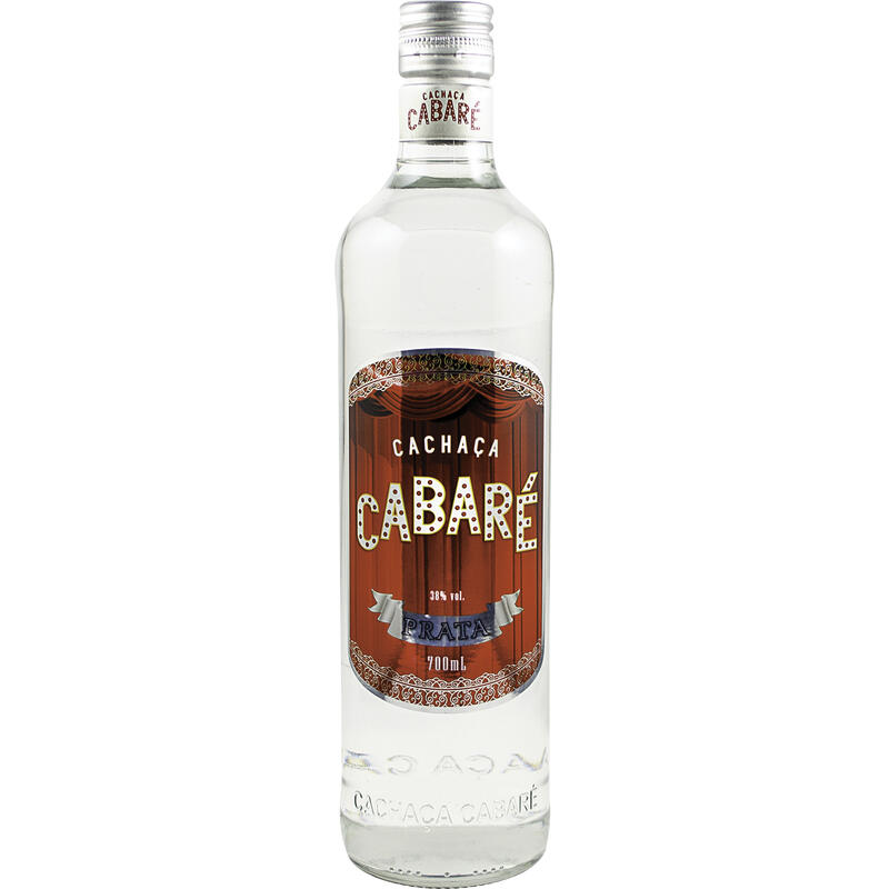 Cachaça Cabaré Prata Garrafa com 700ml