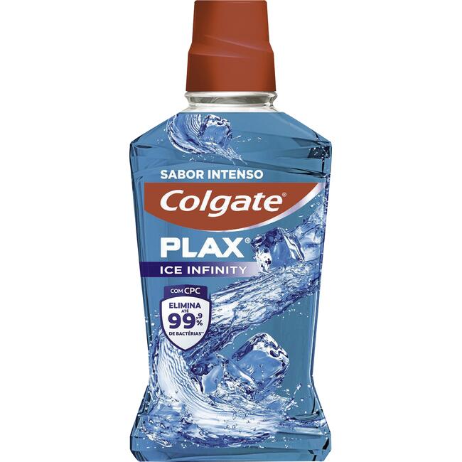 Enxaguante Bucal Colgate Plax Ice Infinity Frasco com 1L