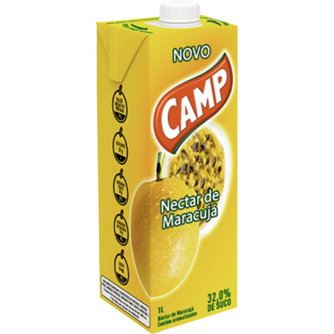 Suco Néctar Camp Maracujá TP com 1L