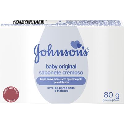 Sabonete Johnson’s Baby Regular Unidade com 80g