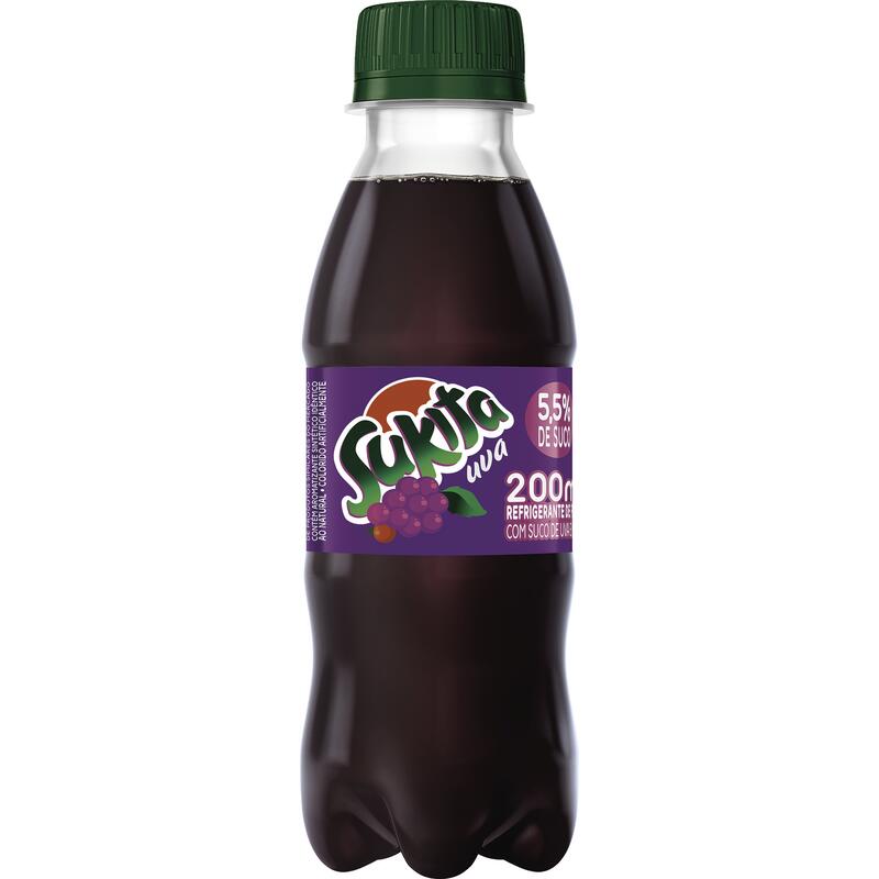 Refrigerante Sukita Uva Pet com 200ml