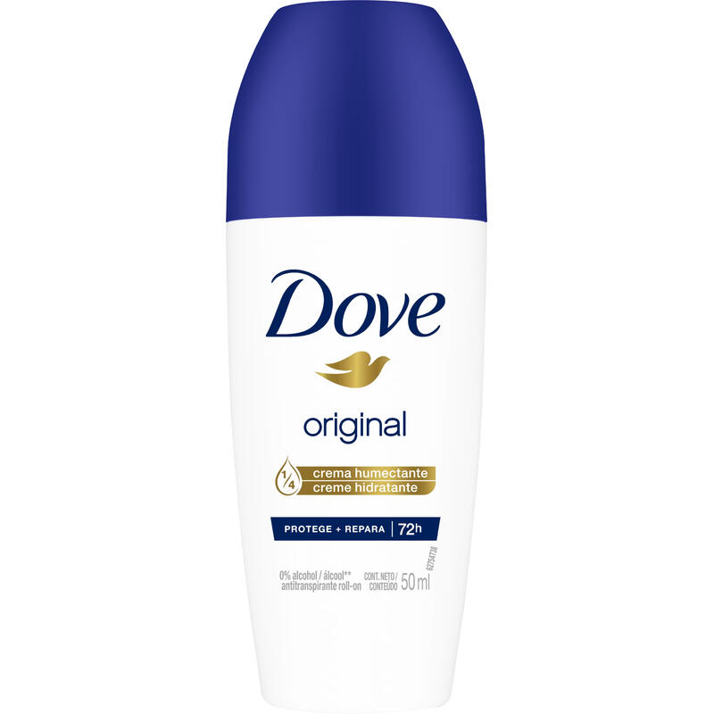 Desodorante Roll-On Dove Original Frasco com 50ml