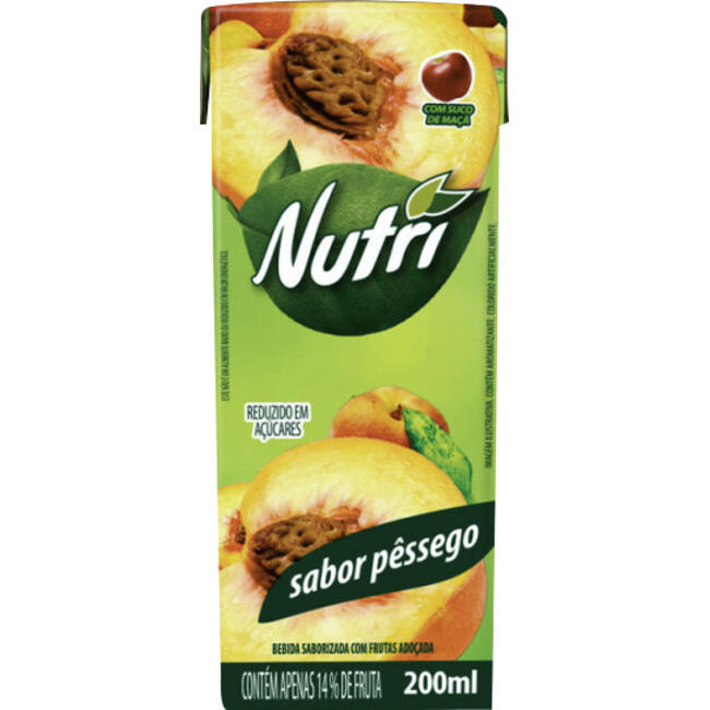 Suco Nutri Pêssego TP com 200ml