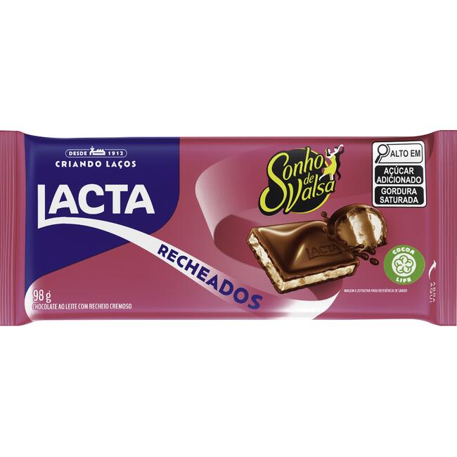 Chocolate Sonho de Valsa Recheado Unidade com 98g