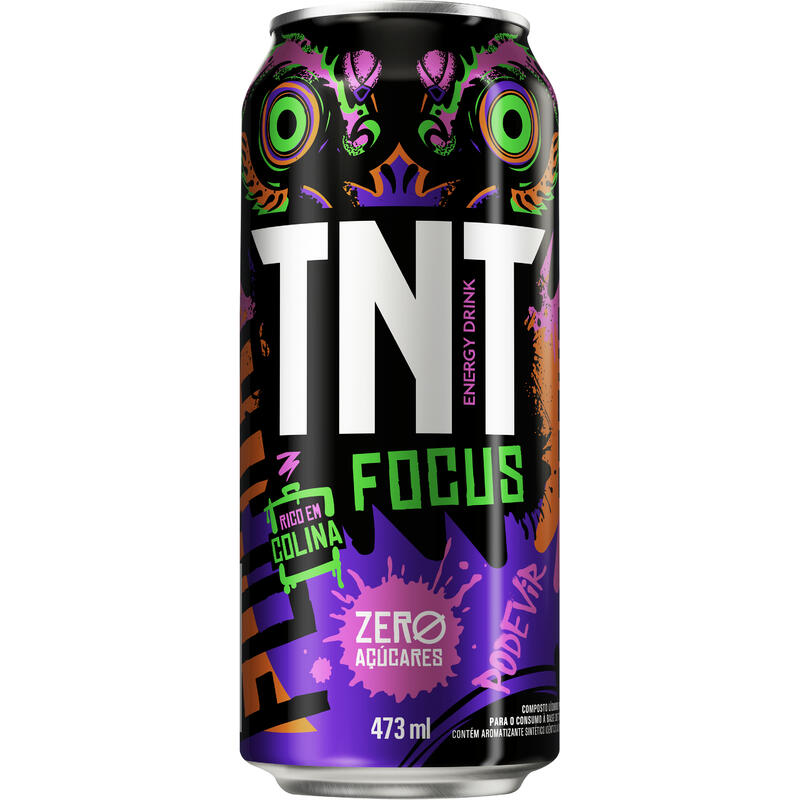 Energético TNT Focus Zero Açúcar Lata com 473ml