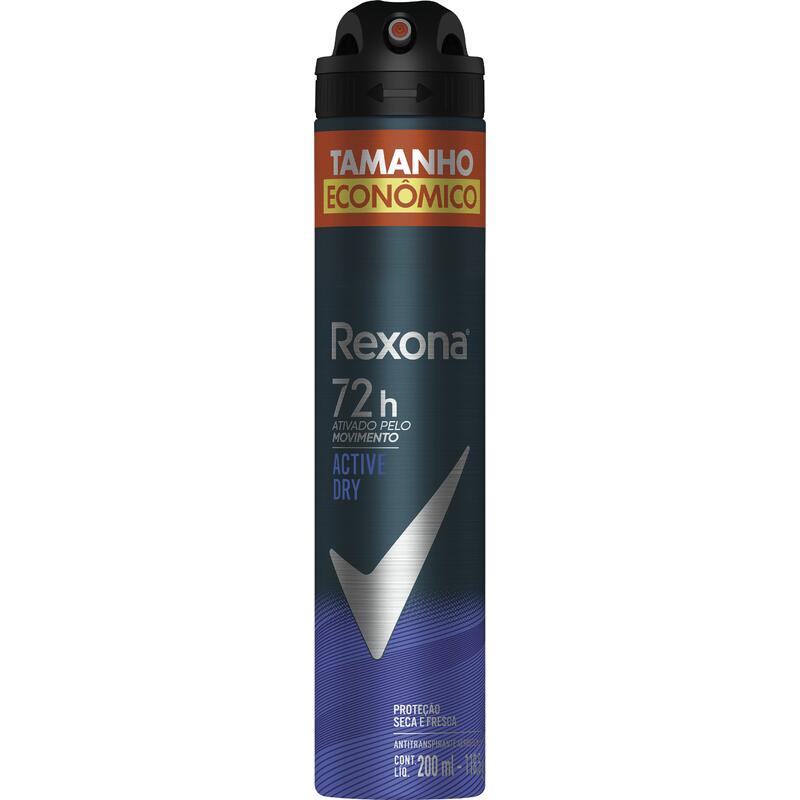 Desodorante Aerossol Rexona Activen men Tubo com 200ml