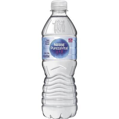 Água Mineral Pureza Vital Nestlé Sem gás Pet com 510ml