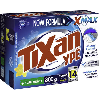 Detergente em Pó Tixan Primavera Caixeta com 800g