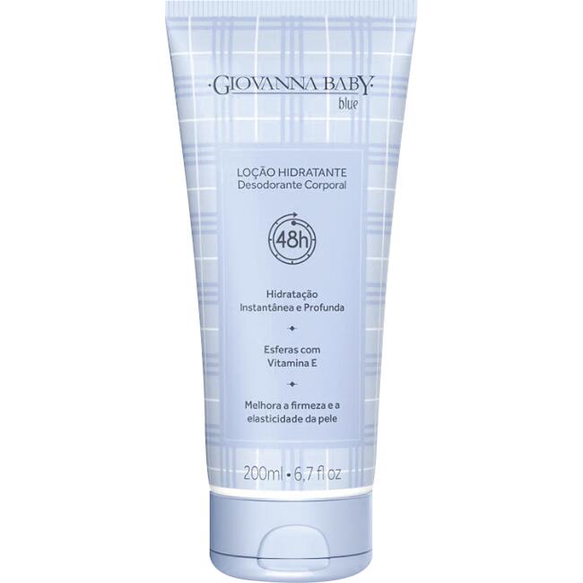 Loção Hidratante Giovanna Baby Blue Frasco com 200ml