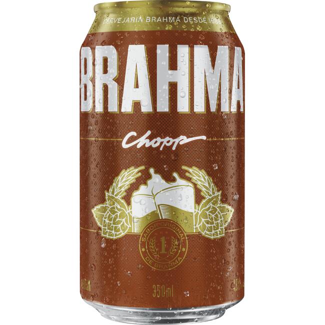Cerveja Brahma Chopp Lata com 350ml