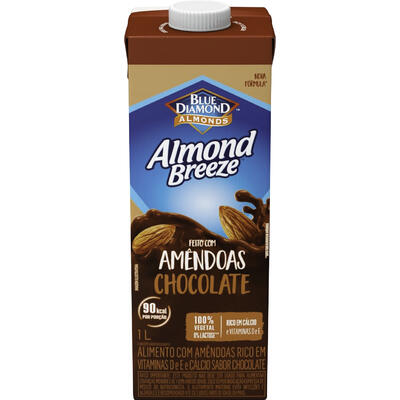 Bebida Á Base de Amêndoas Almond Breeze Chocolate TP com 1L