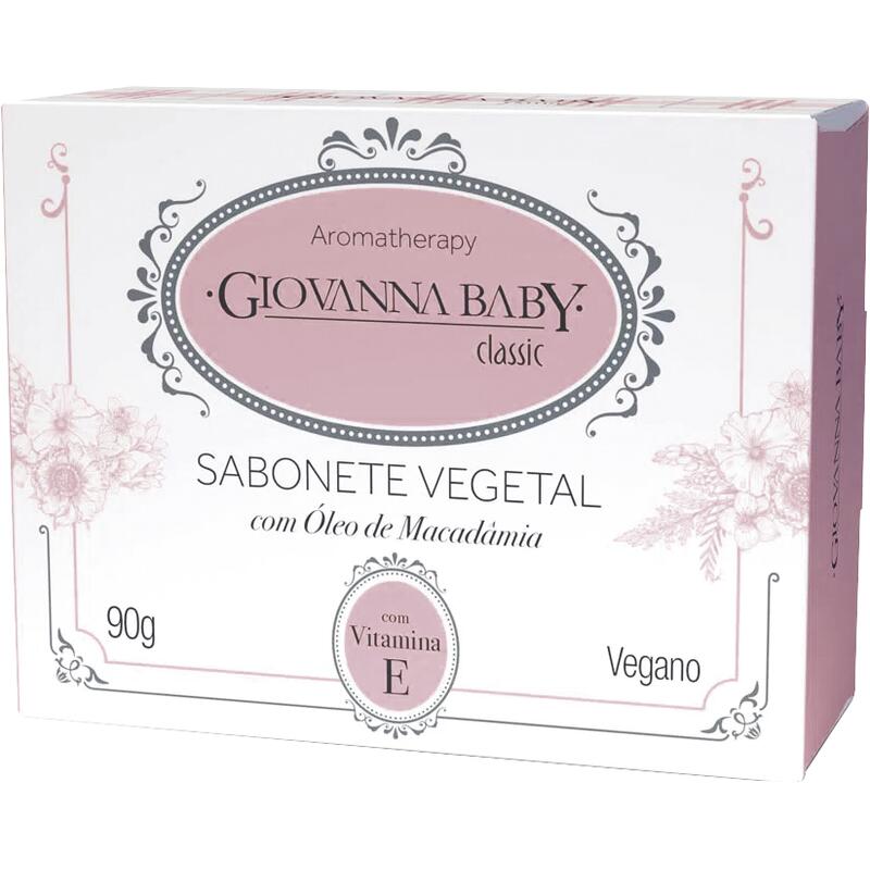 Sabonete Vegetal Giovanna Baby Classic Unidade com 90g